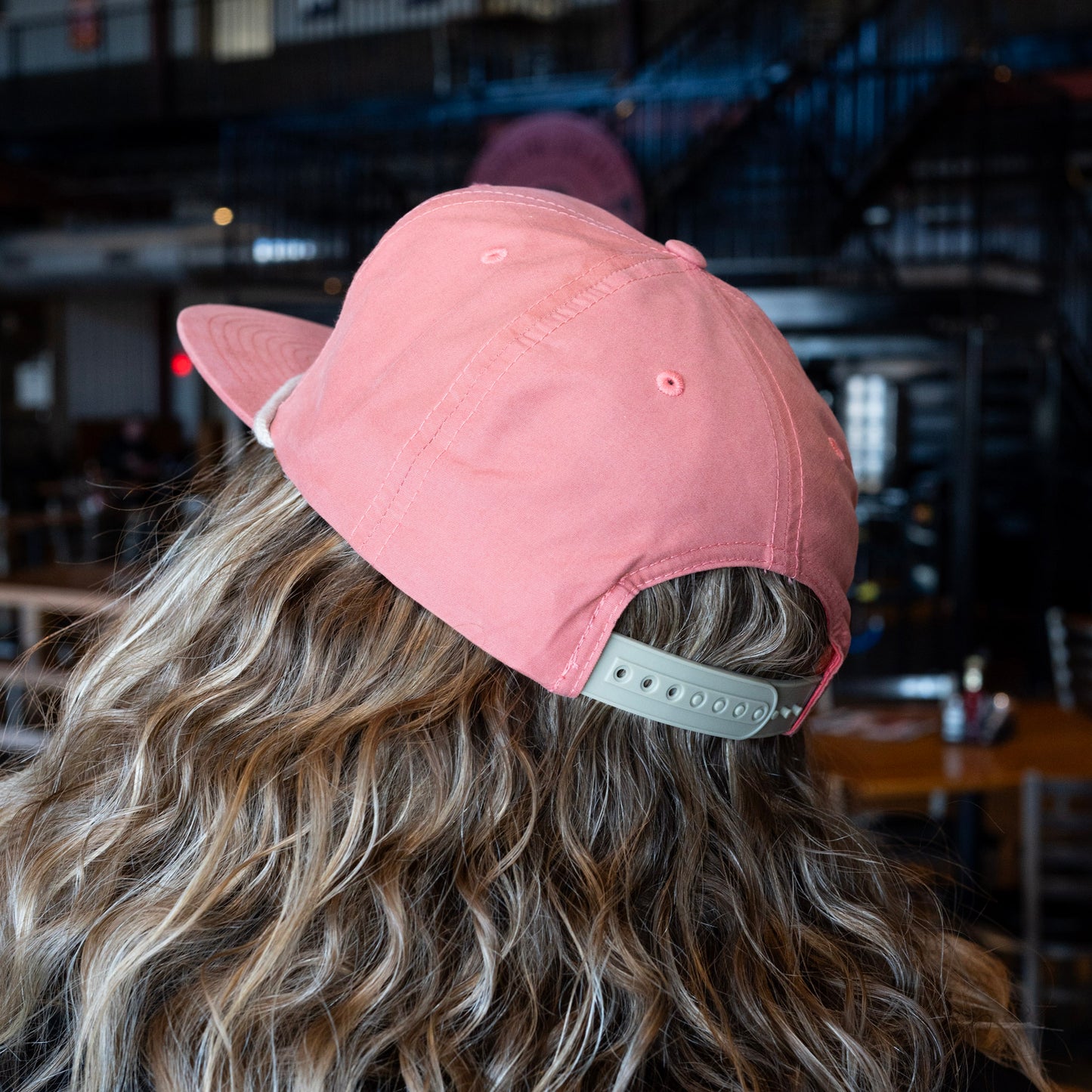 Hat-Dusty Pink with Rope