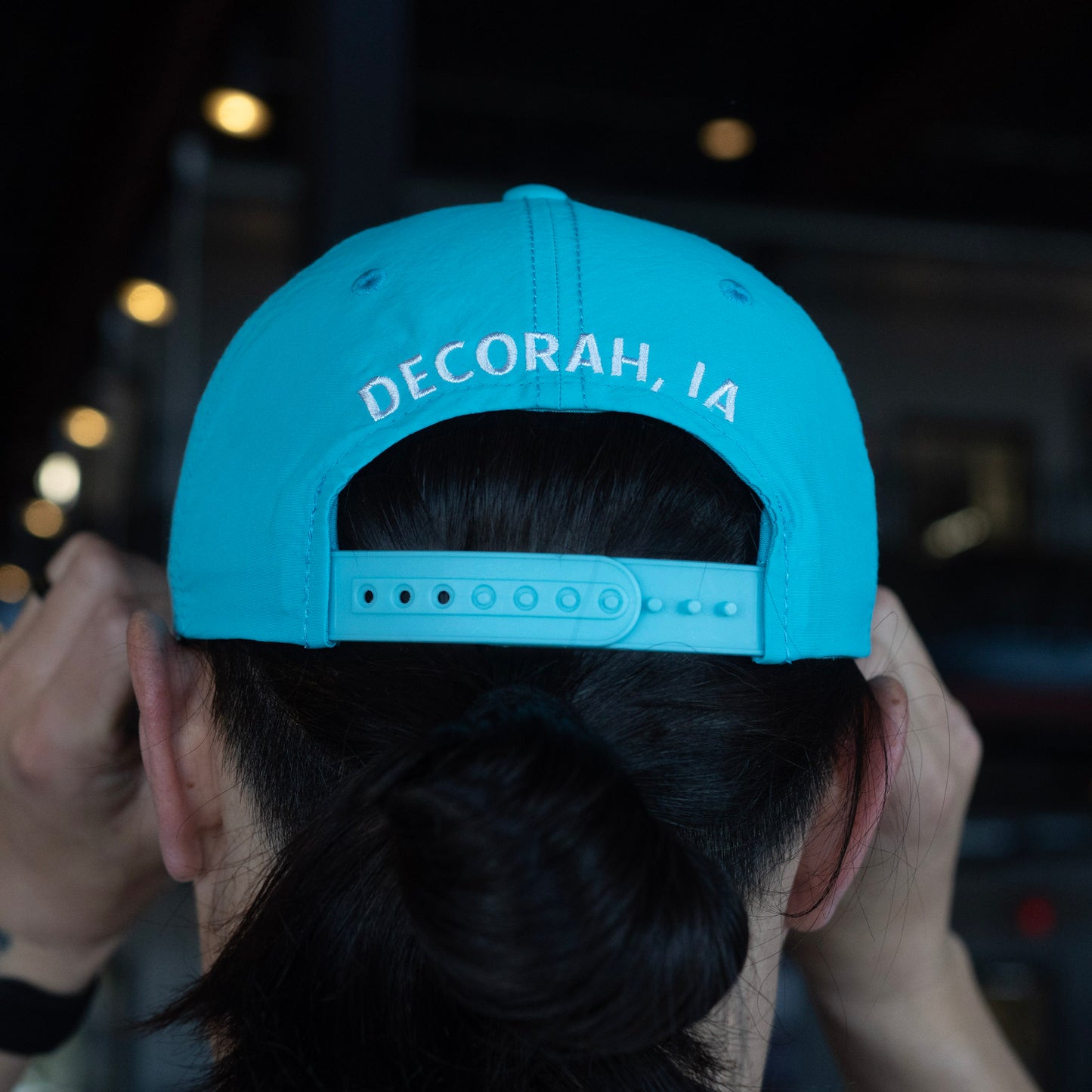 Hat-Grandpa w/ Rope-Aqua