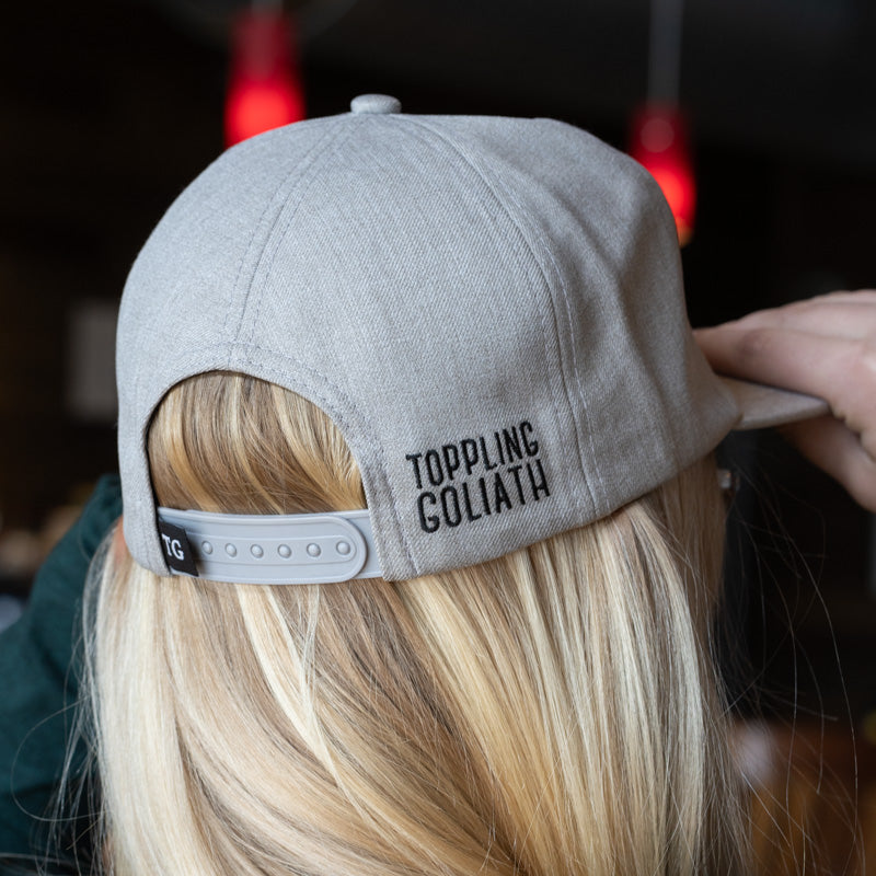 Hat-Grey Woven w/ grey patch