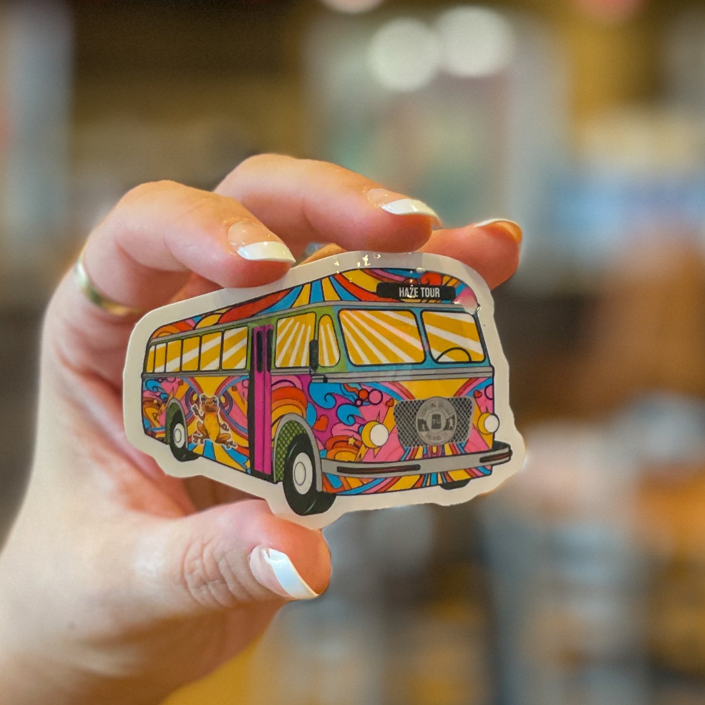 Sticker-Haze Tour Bus