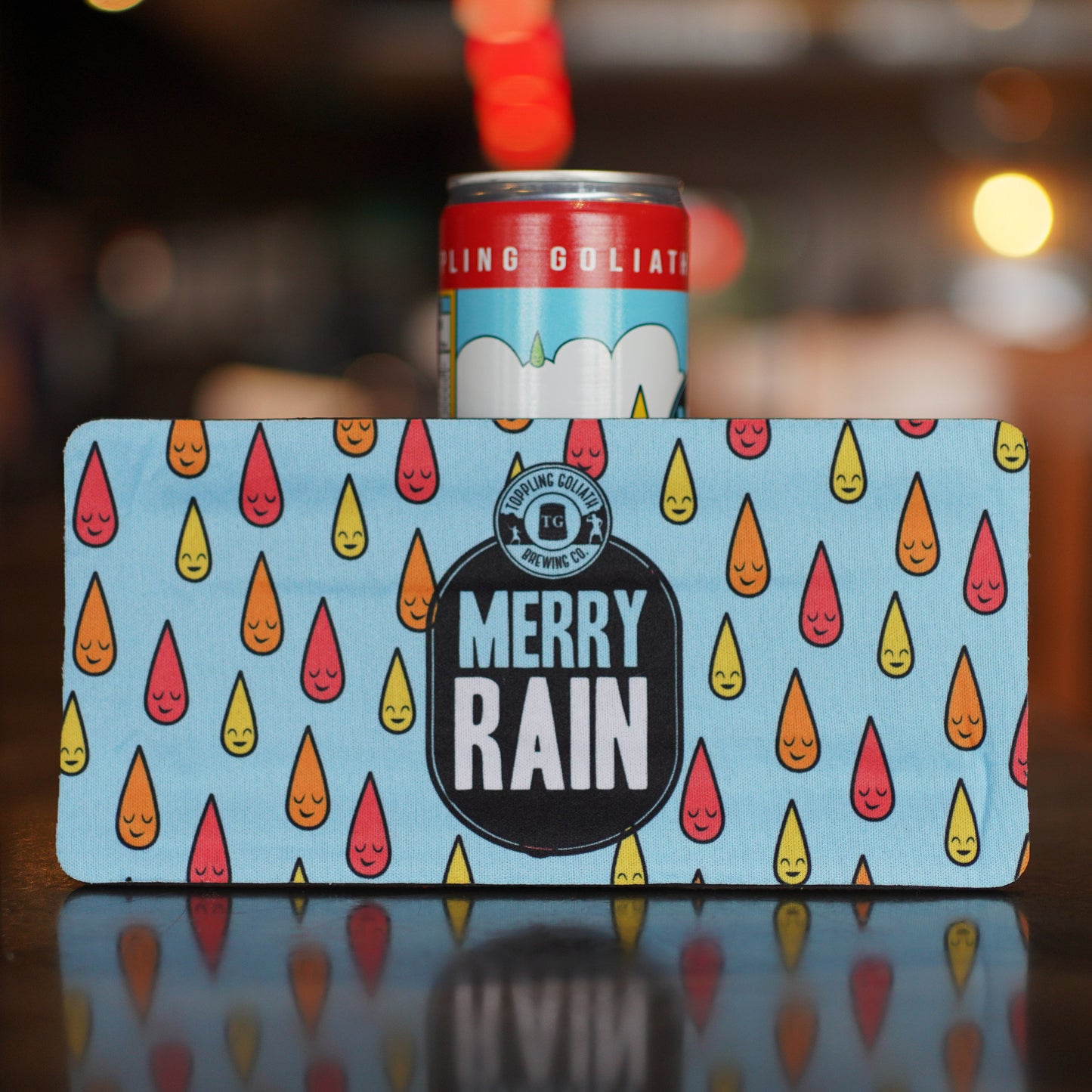 Koozie-Slim Can Slap-Merry Rain