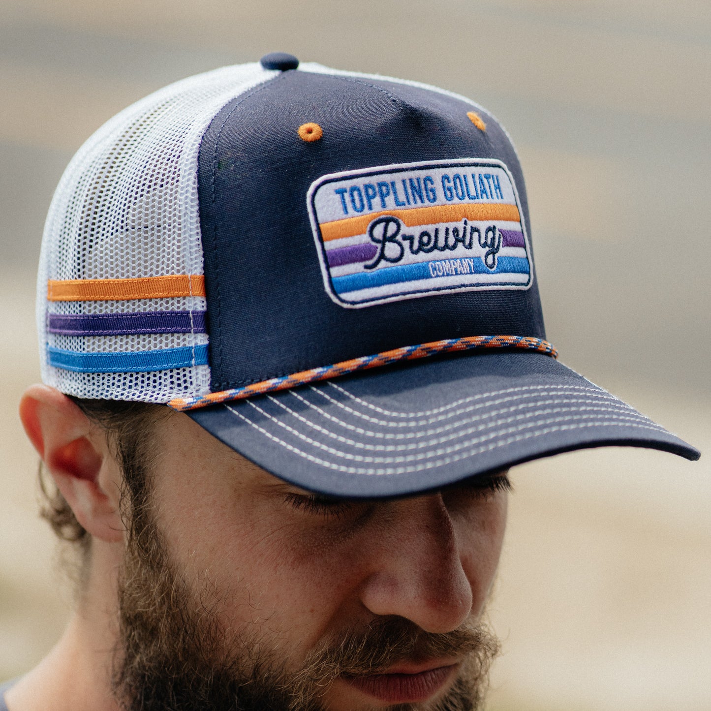 Hat-Retro w/ Patch-Navy