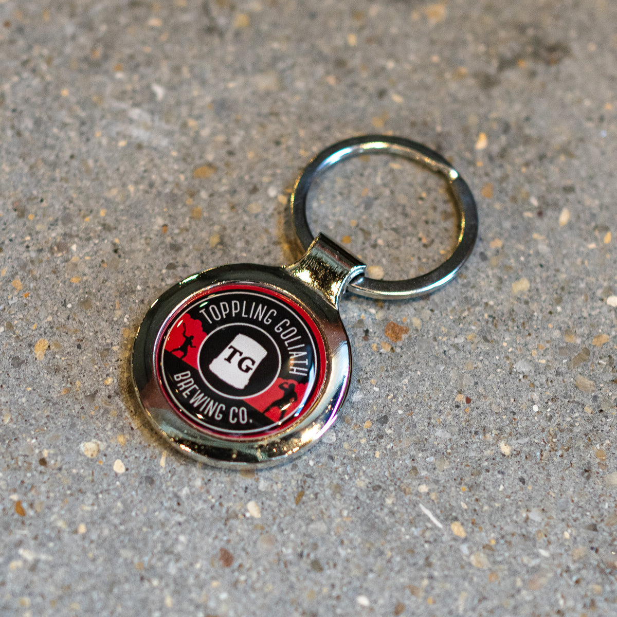 Keychain-Metal TG Logo