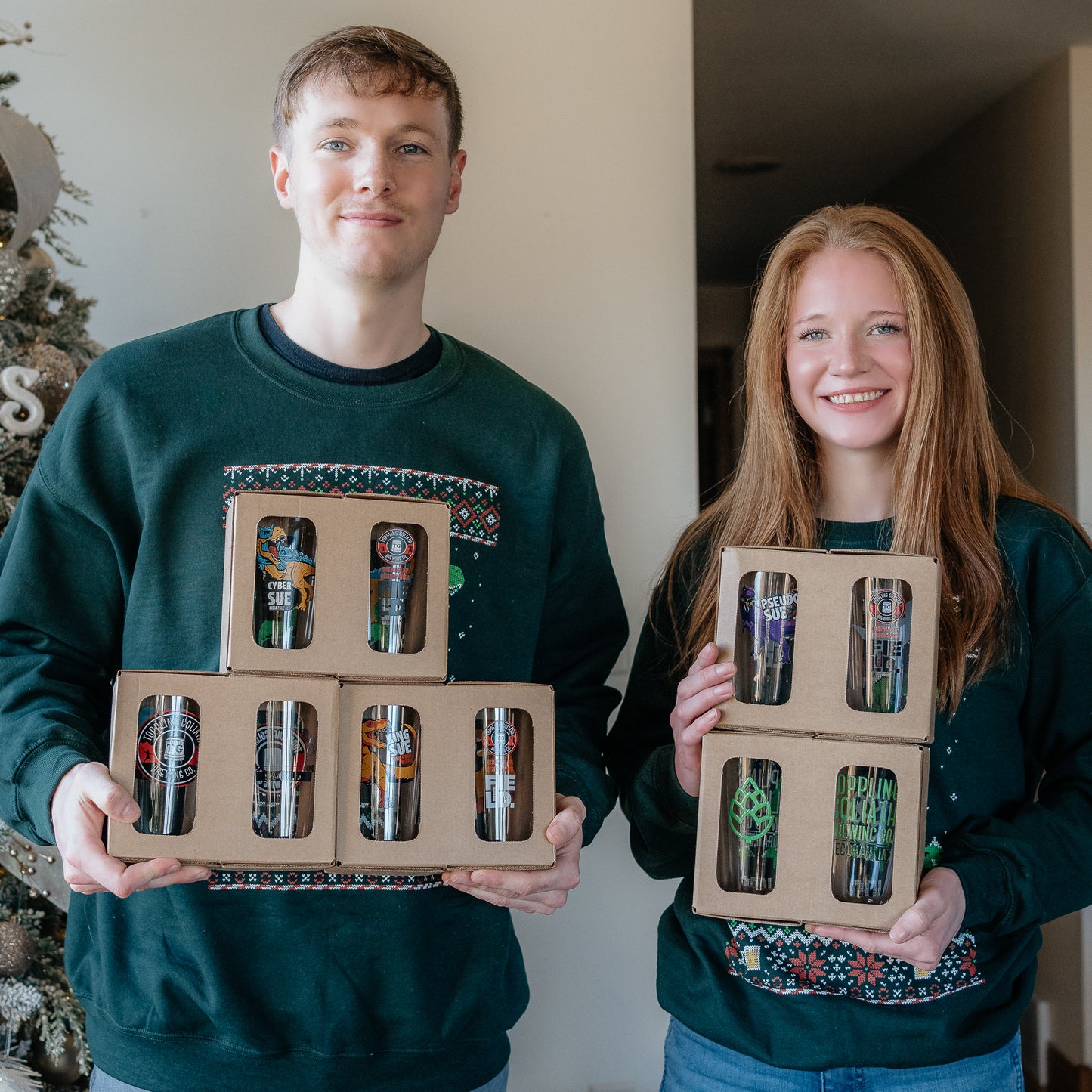 Pint Glass Gift Set-2 pack