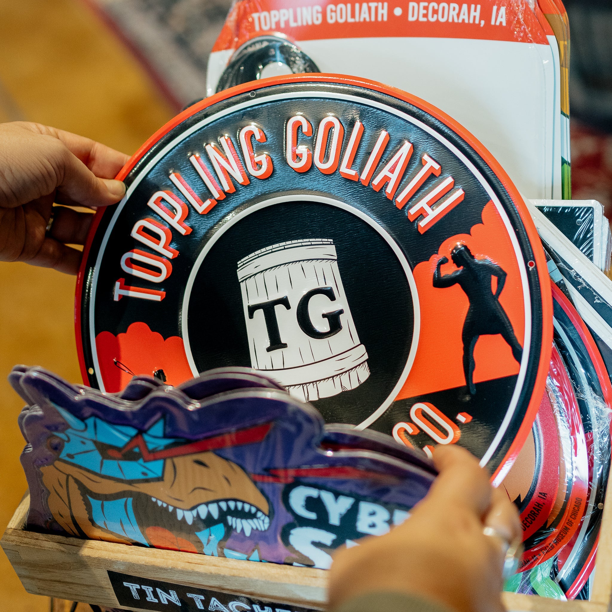 Toppling Sign SIGNS//POSTERS//TIN TACKERS β Toppling Goliath Merch Store