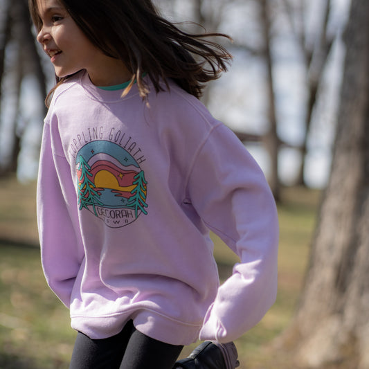 Kids Crewneck-Lavendar