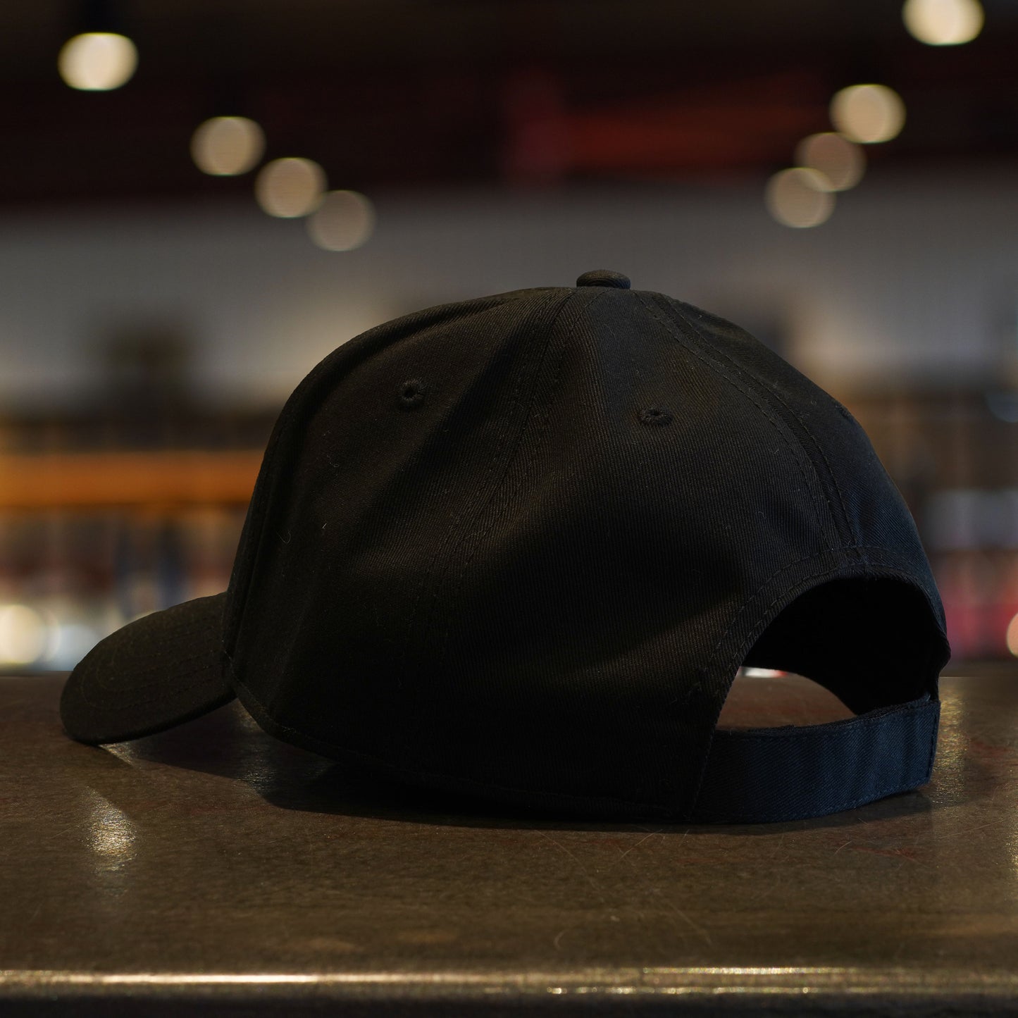 Black Embossed Hat