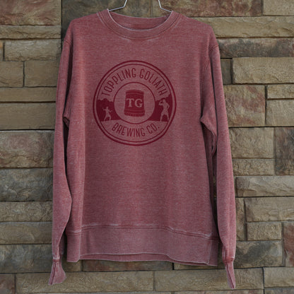 Crewneck Sweatshirt-Redwood