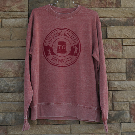 Crewneck Sweatshirt-Redwood