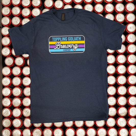 Retro Tshirt-Navy