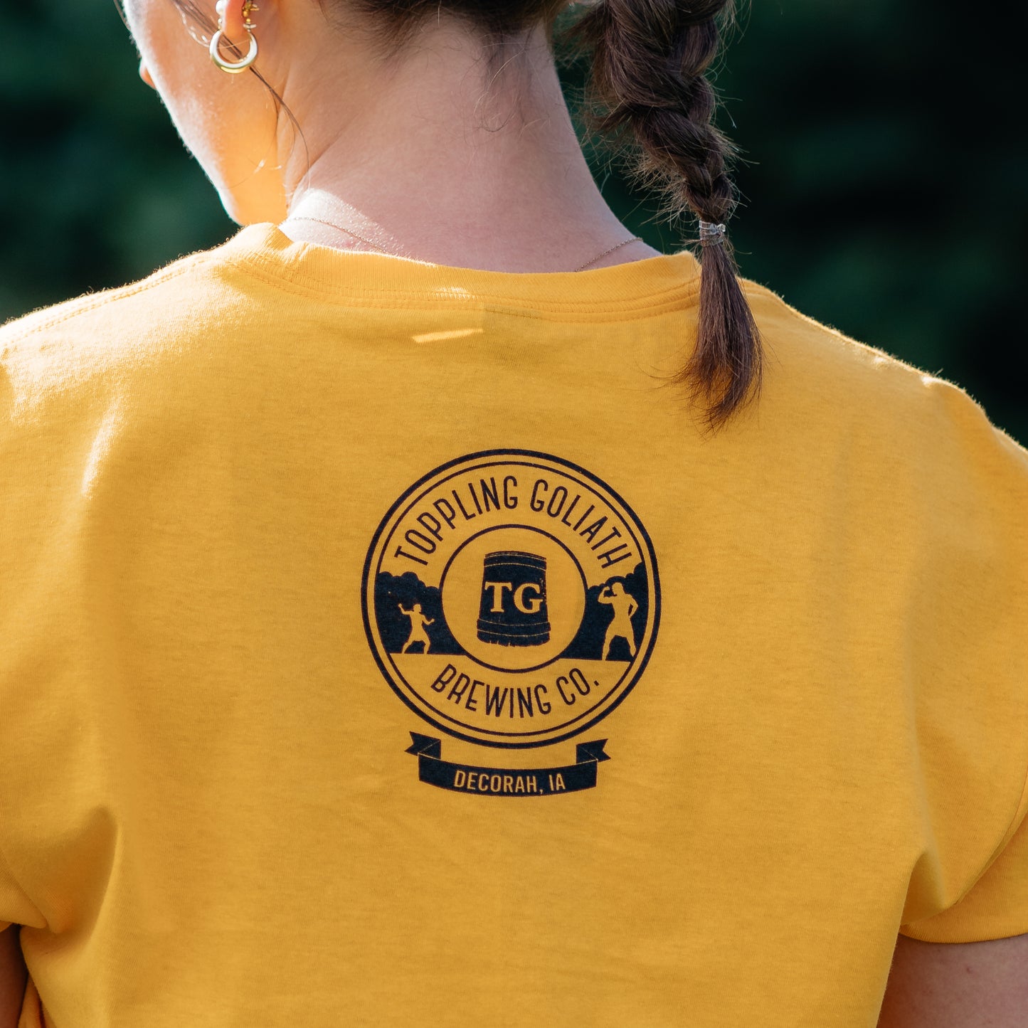 Drink Local Football Tee-Black