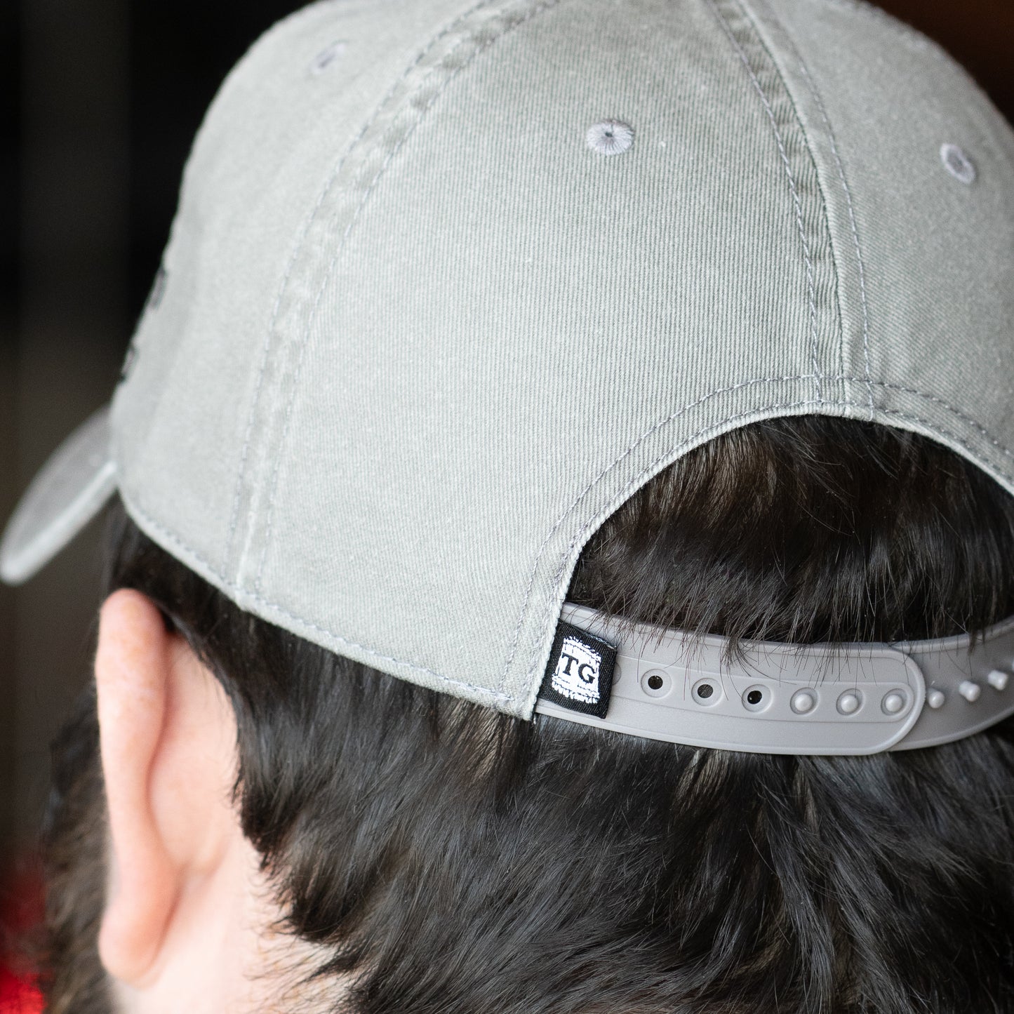 Hat-Grey Twill w/ Felt Patch