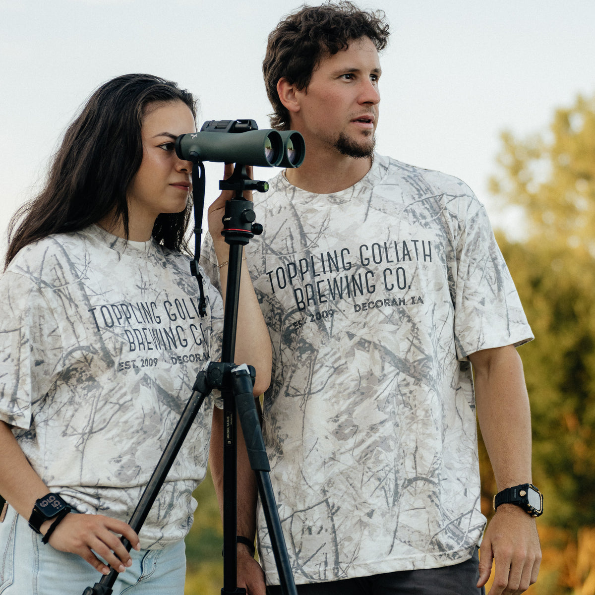 Camo Tshirt-Ivory
