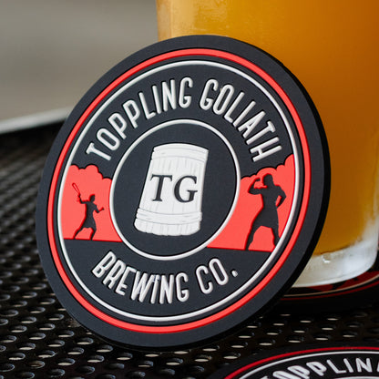 Coaster-TG Logo Black & Red