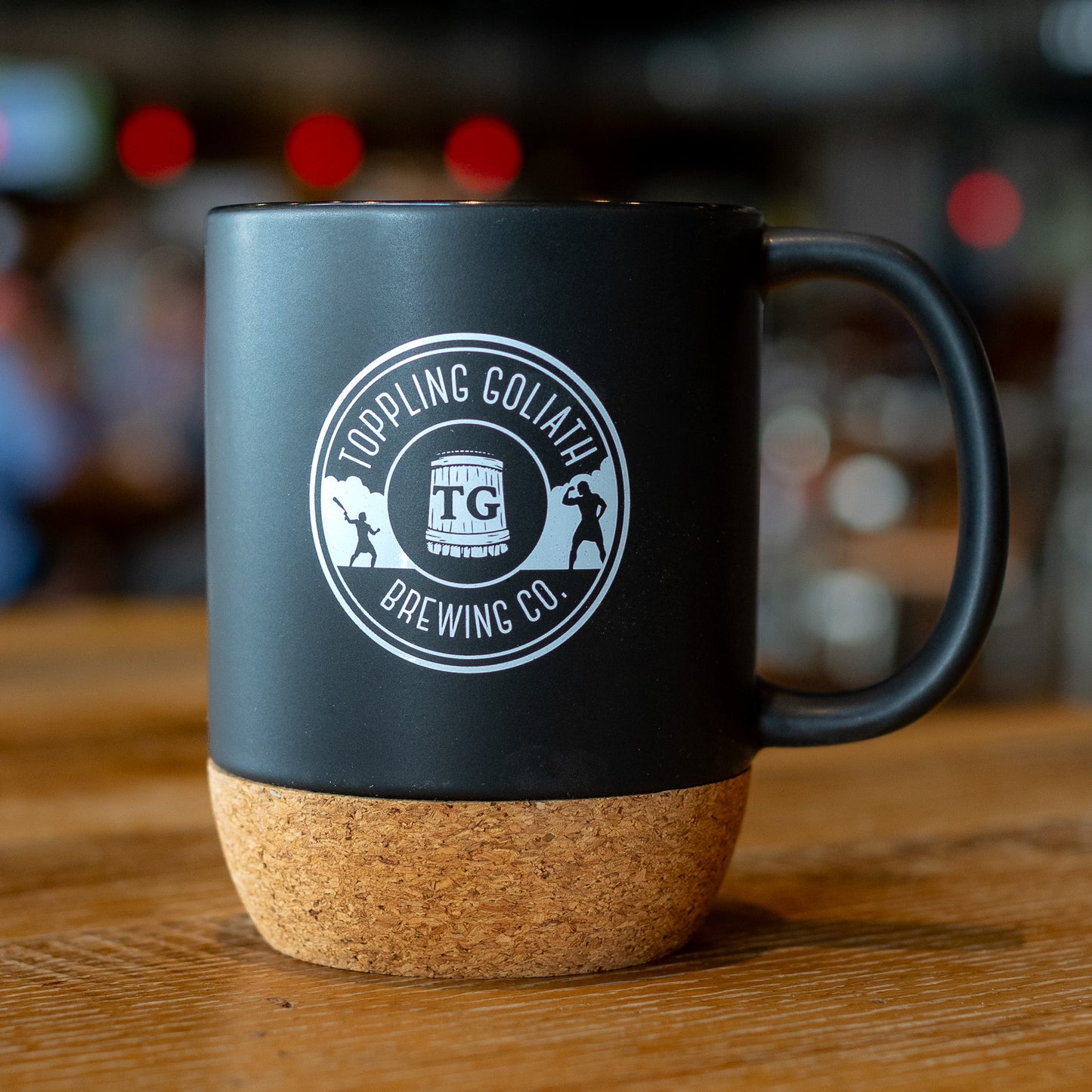 Mug-Cork Bottom-Black