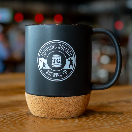 Mug-Cork Bottom-Black