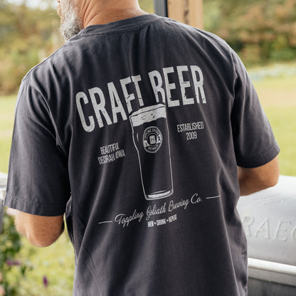 TG Craft Beer Tshirt-Coal