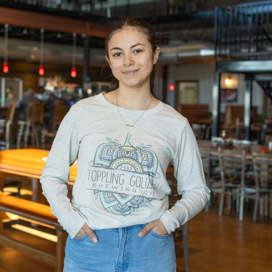 Long Sleeve Tee-Oatmeal