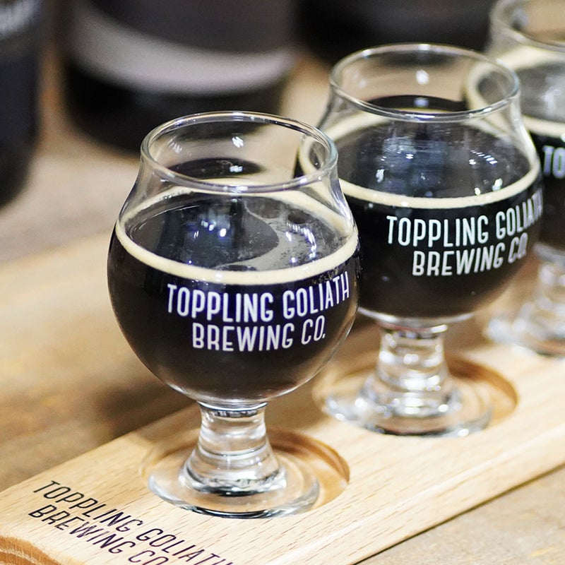 TG Logo Flight Board + Belgian Taster Glasses