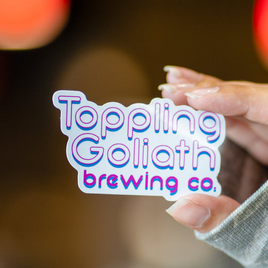 Sticker-Pink & Blue Retro