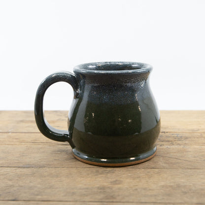 Handcrafted Potbelly Mug-Aqua Verde