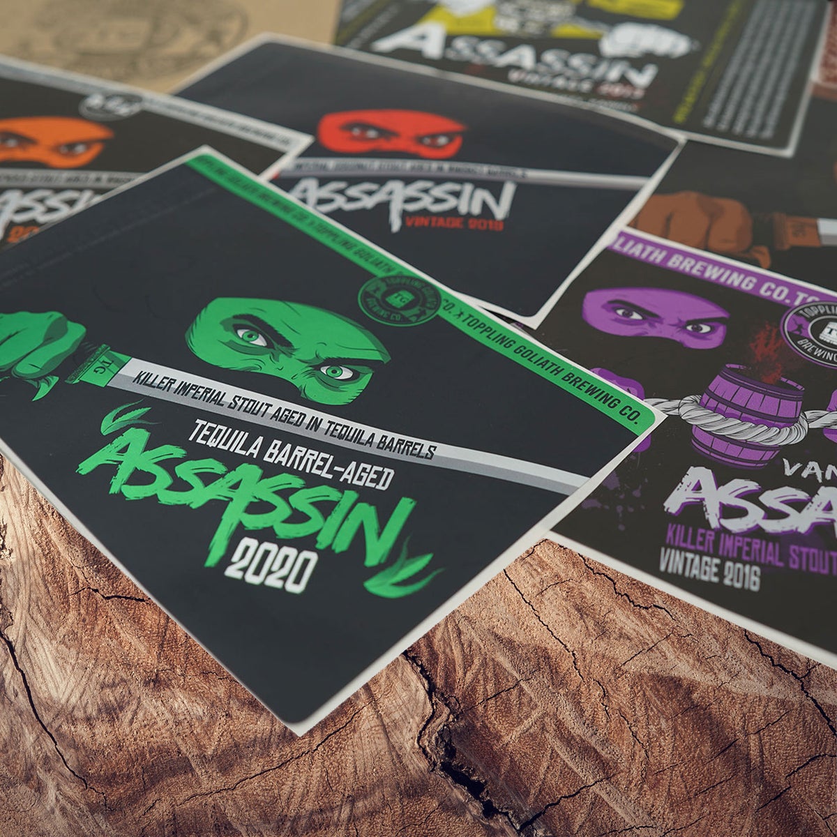 Vintage Label Pack-Assassin