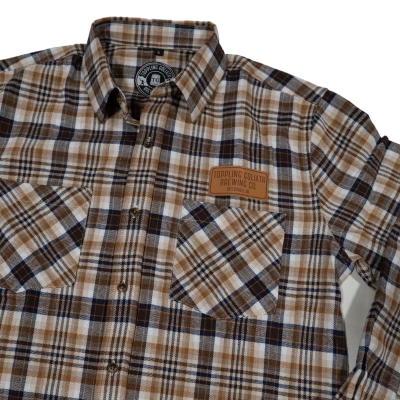 Flannel Shirt w/ Leather Patch