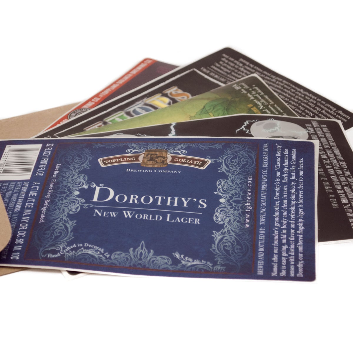 Toppling Labels Vintage Toppling Goliath Labels-Variety Pack – Toppling Goliath Merch Store