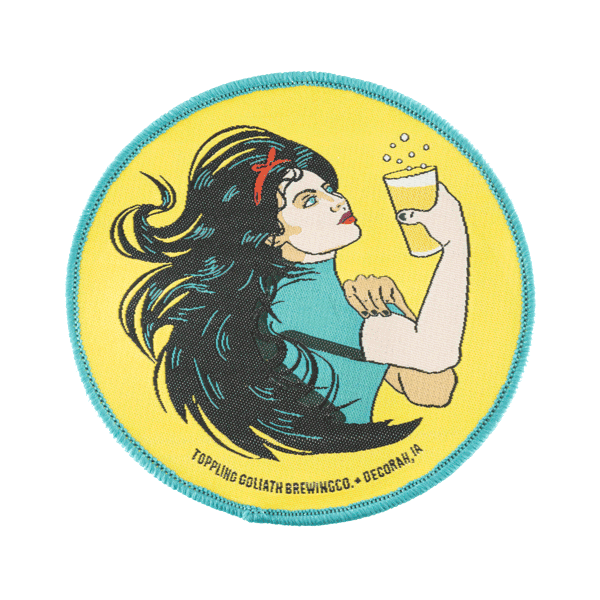 Intergalactic Warrior meets Rosie the Riveter Patch