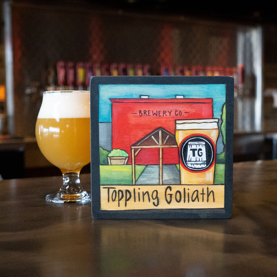 Toppling Sign SIGNS//POSTERS//TIN TACKERS β Toppling Goliath Merch Store